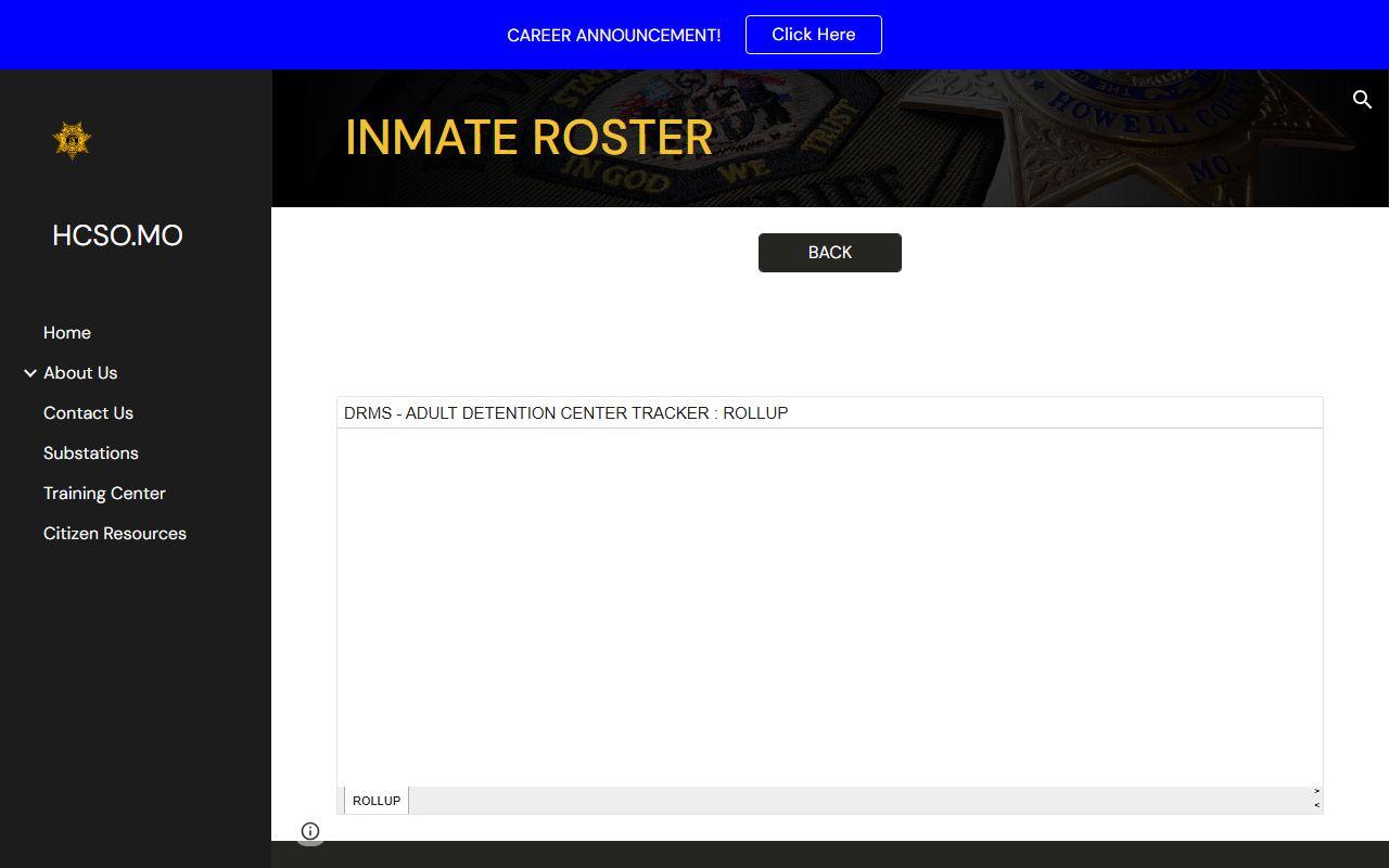 Howell County inmate records jail roster source